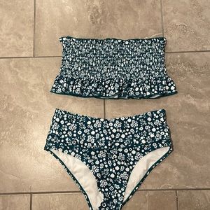 High waisted bathing suit